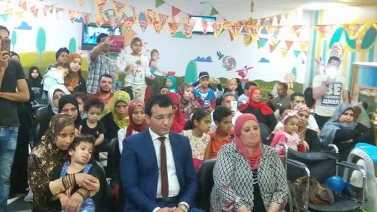 د. حاتم ربيع يحتفل بشهر رمضان مع أطفال مستشفى 57357