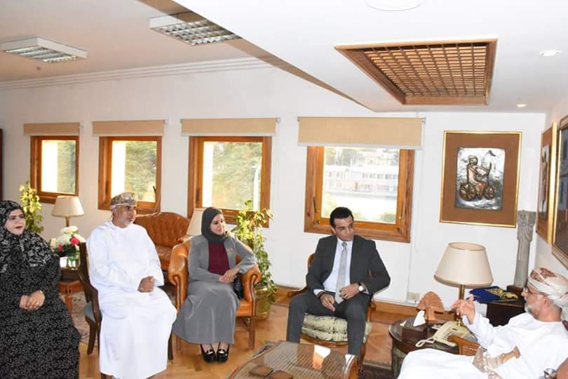 الأمين العام يستقبل سفير سلطنة عمان الشقيقة بالقاهرة